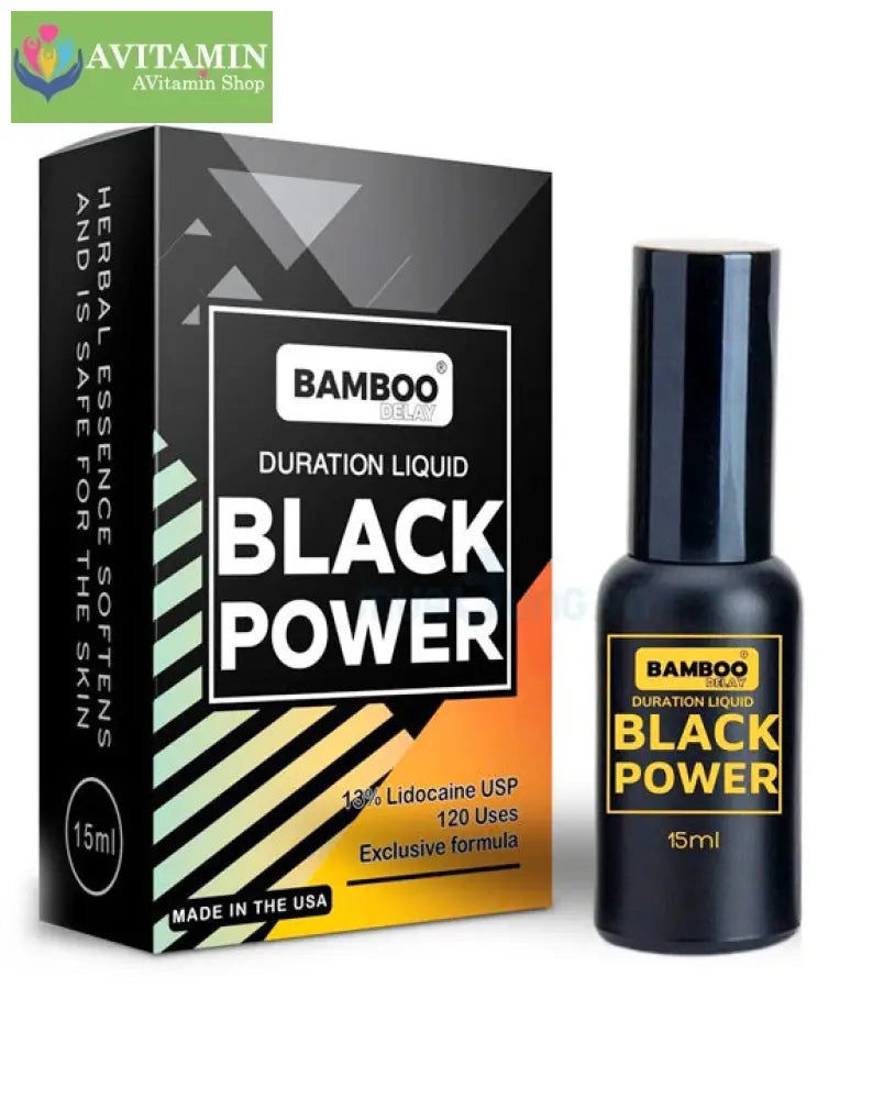 Chai Xịt Bamboo Black Power 13% USA 15ml