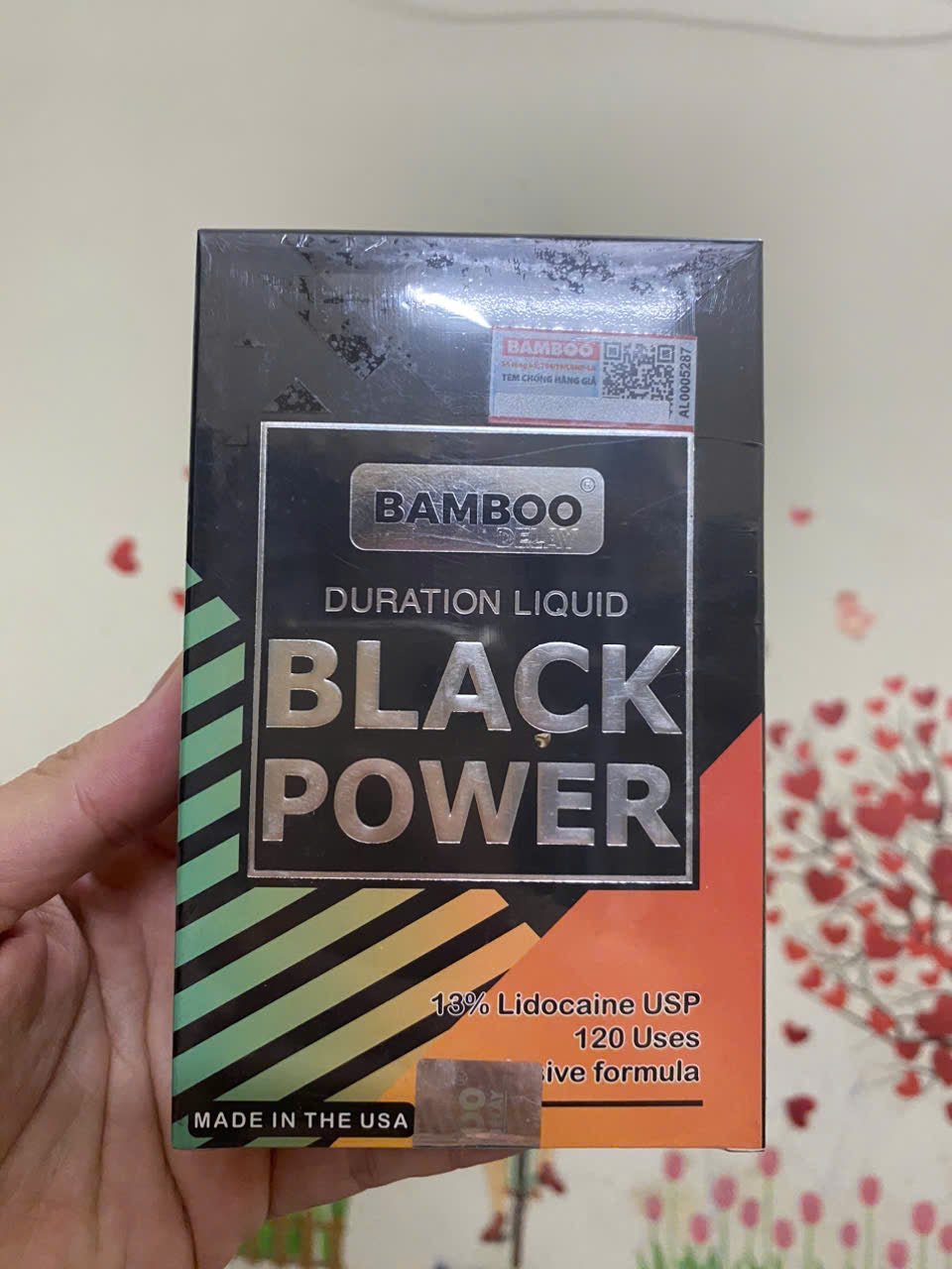 Chai xịt Bamboo Delay Black Power bí quyết kéo dài cuộc yêu - AVITAMINSHOP.COM