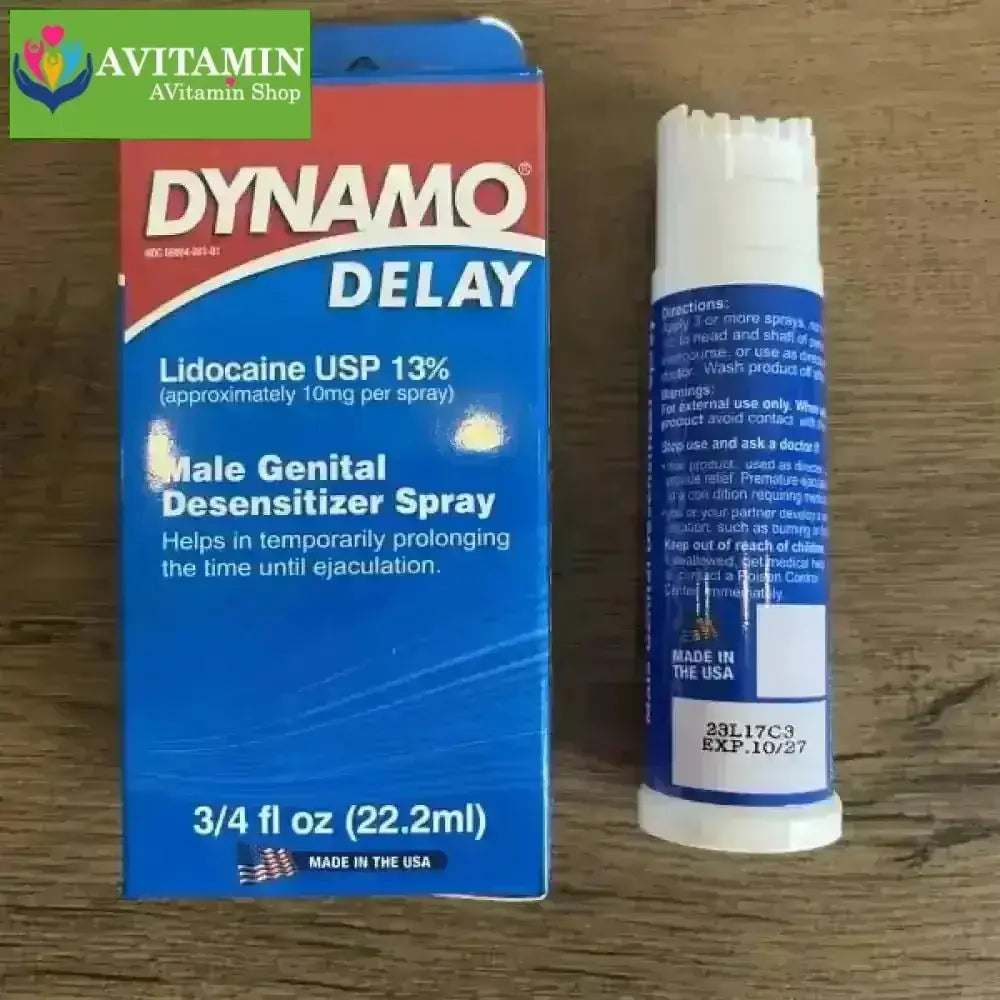 Chai xịt Mỹ Dynamo Delay - Kéo dài thời gian Cho Nam - Chai 22ml - AVITAMINSHOP.COM