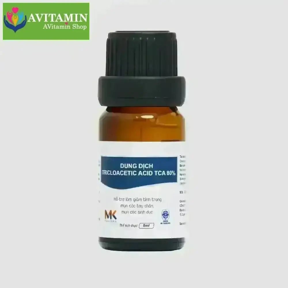 Dung Dịch Loại Bỏ Mụn Cóc, Mụn Thịt MK Pharma Tricloacetic Acid TCA 80% Solution - 5ml - AVITAMINSHOP.COM