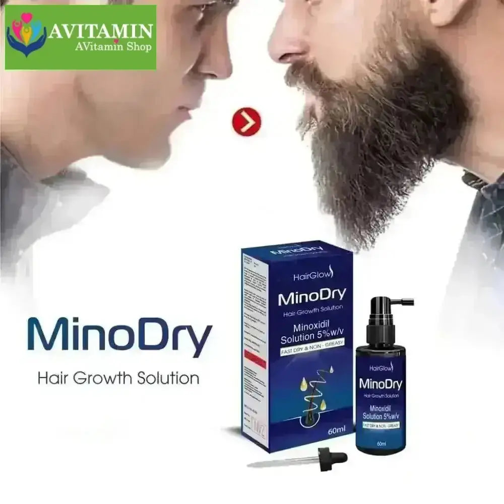 Dung dịch mọc tóc MinoDry Minoxidil 5% (DẠNG LỎNG) - AVITAMINSHOP.COM