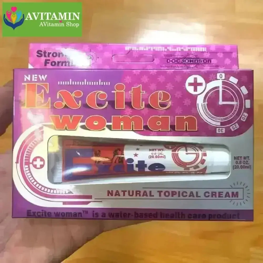 Gel Bôi Trơn Tăng Khoái Cảm Cho Nữ Excite Women 20ml Cao Cấp - Dùng Cho Nữ Giảm Ham Muốn - AVITAMINSHOP.COM