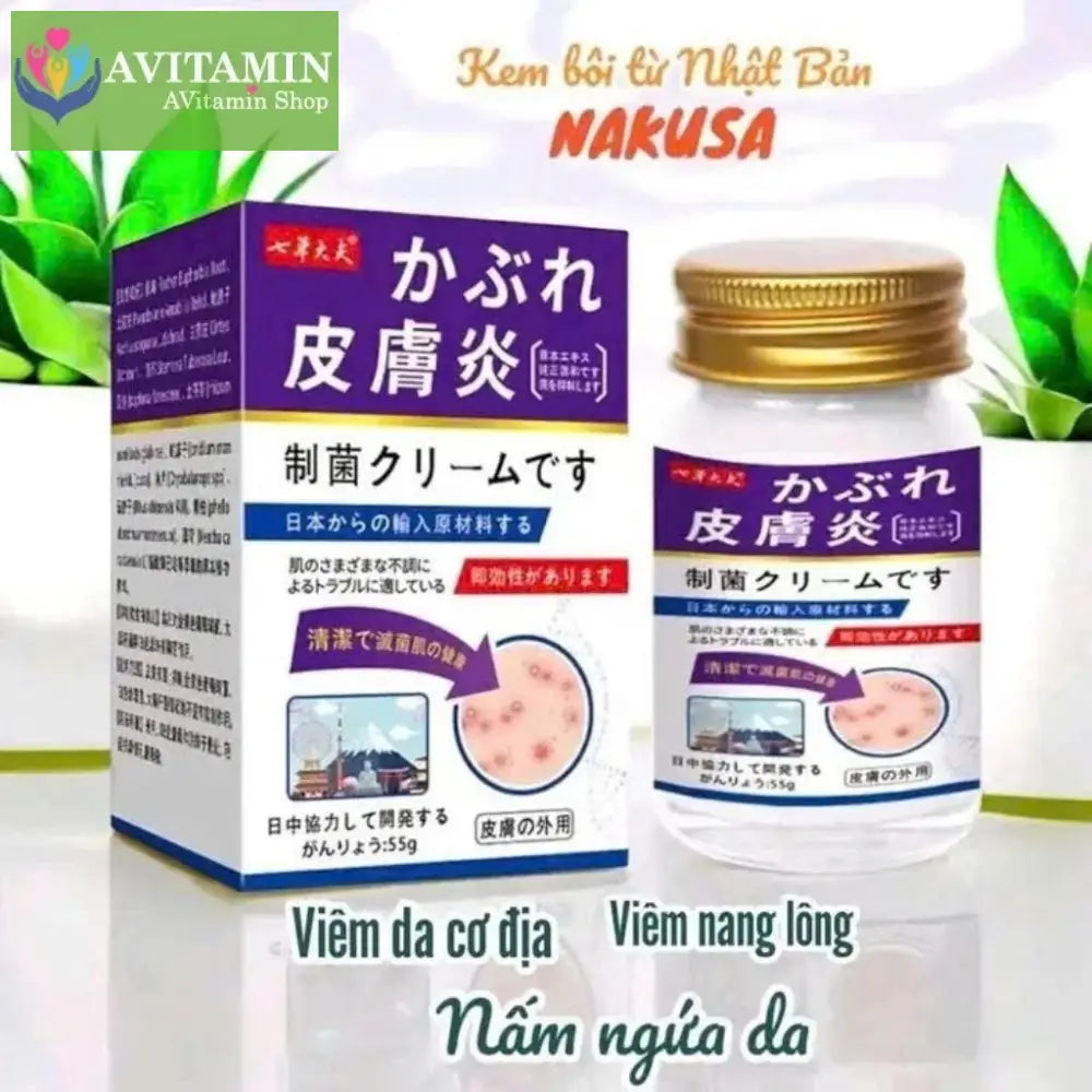 Kem bôi nakusa nấm ngứa hắc lào Viêm Da Vẩy nến