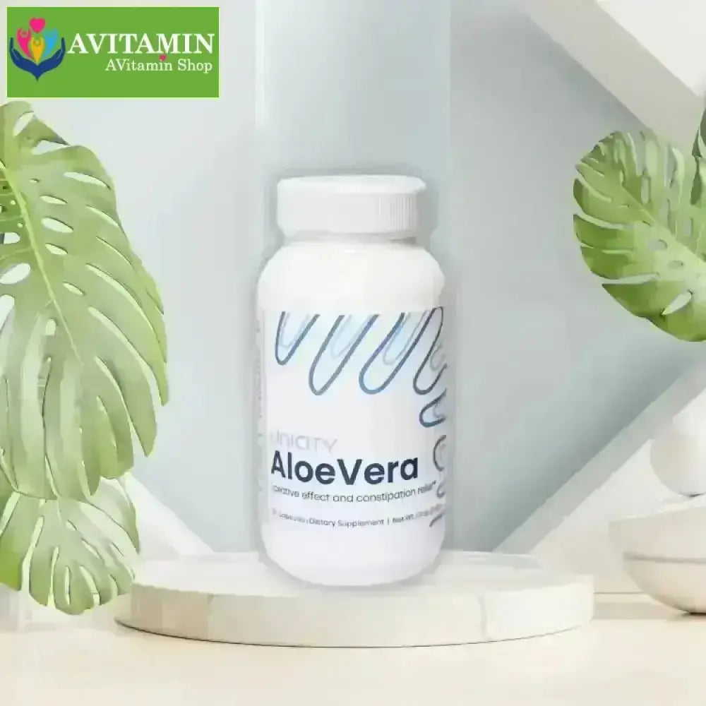 Viên uống Aloe Vera của Unicity – Hỗ trợ cải thiện táo bón (Lọ 50 Viên) - AVITAMINSHOP.COM