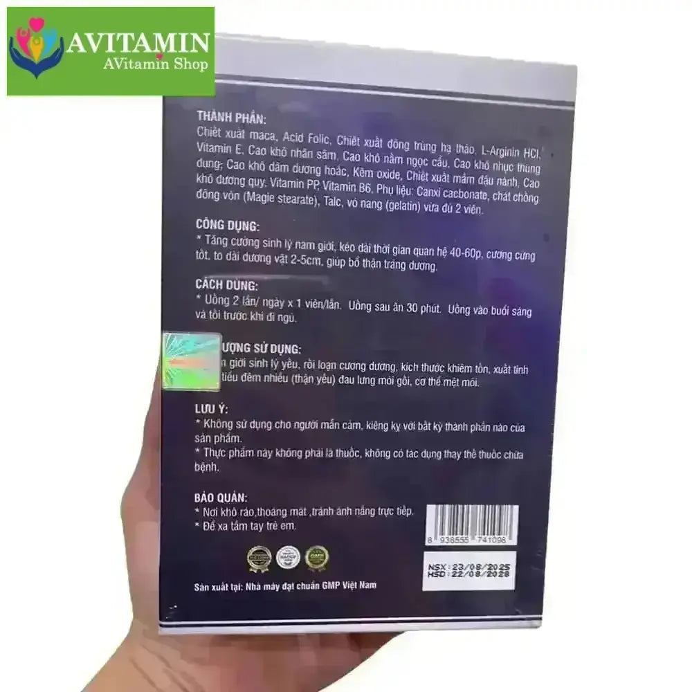Viên Uống Hoàn Lực Dương Plus Chính Hãng - Hộp 50 Viên - AVITAMINSHOP.COM