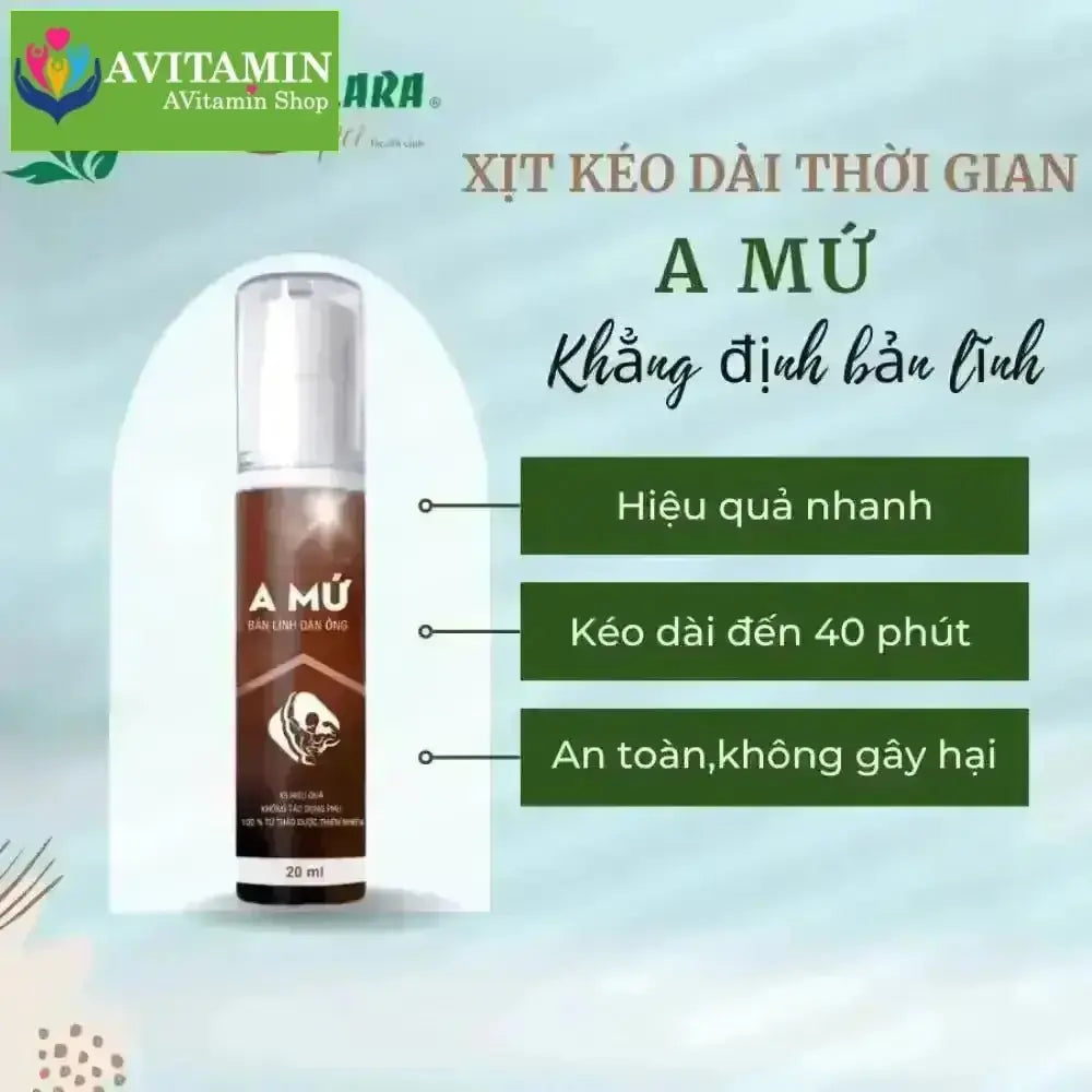 xịt A Mứ kéo dài quan hệ chống xuất tinh sớm hiệu quả - AVITAMINSHOP.COM