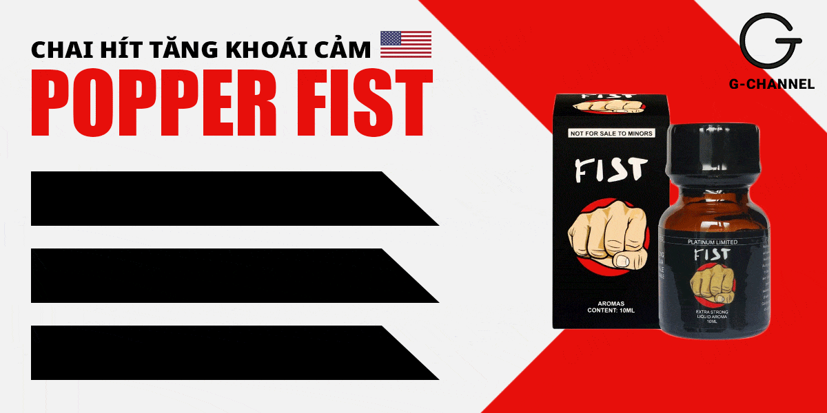 Popper Fist Platinum 10ml chính hãng Mỹ USA PWD