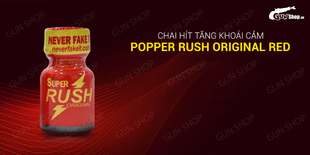 Popper Super Rush Original Red 10ml Mỹ chính hãng tăng khoái cảm - AVITAMINSHOP.COM