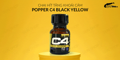 Popper C4 Yellow 10ml USA chính hãng tăng khoái cảm mạnh mẽ