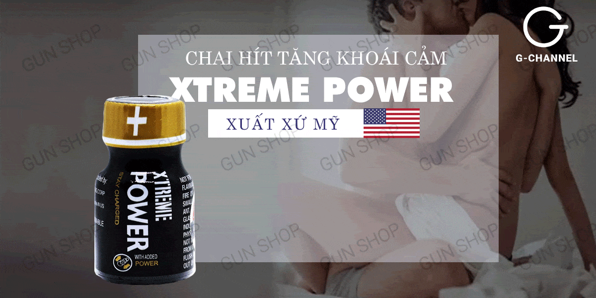 Popper Xtreme Power USA 10ml chính hãng mạnh mẽ kích thích