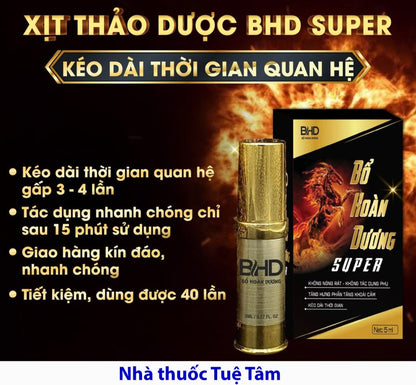 Chai Xịt Bổ Hoàn Dương Super BHD (5ml) - AVITAMINSHOP.COM