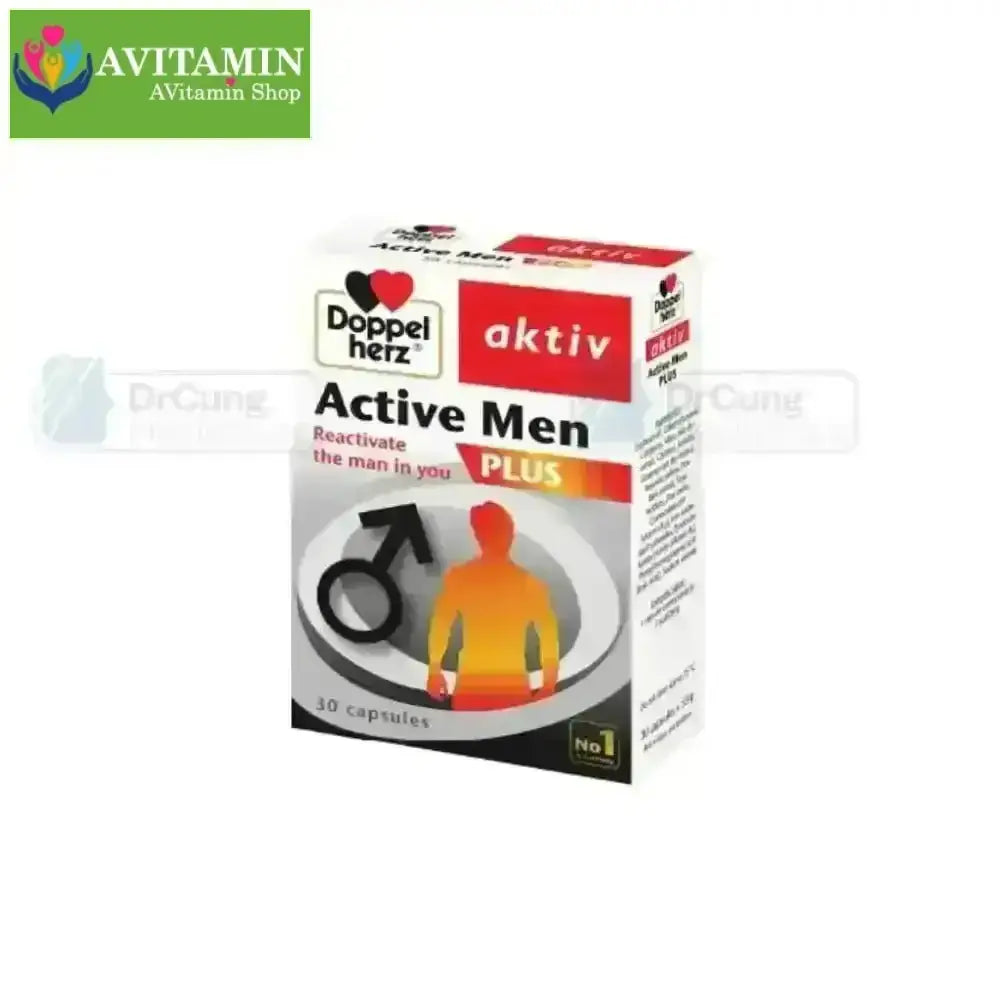 Active Men Plus DoppelHez - Hỗ Trợ Tăng Cường Sinh Lực, Tăng Cường Thể Trạng Nam - AVITAMINSHOP.COM