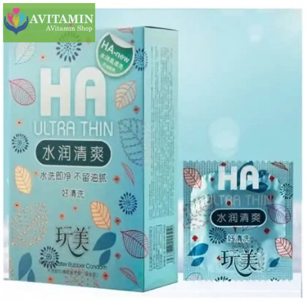 Bao cao su,HA Hộp 100 chiếc siêu mỏng,nhiều bôi trơn gốc nước.