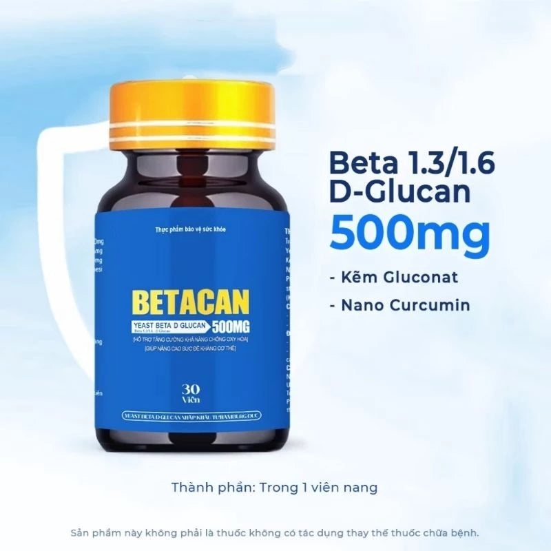 Betacan tăng cường đề kháng hỗ trợ loại bỏ hpv.