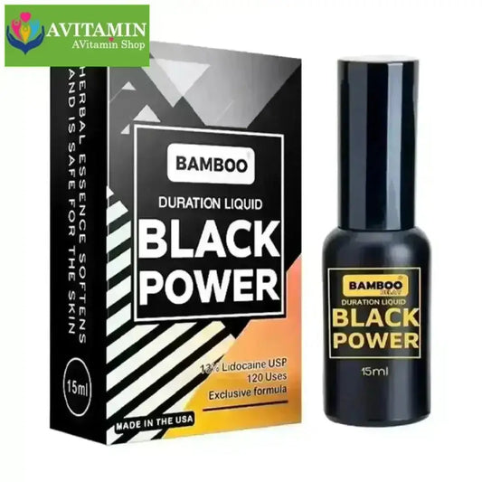 Black Power Bamboo 15ml - AVITAMINSHOP.COM