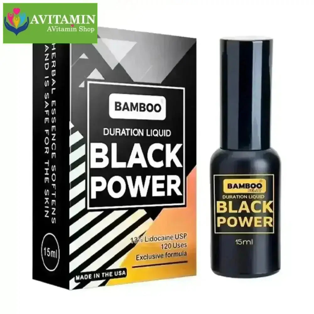 Black Power Bamboo 15ml - AVITAMINSHOP.COM