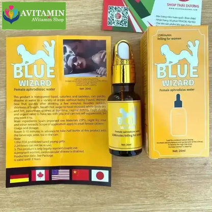 Blue Wizard Gold 20ml Tinh chất Kích thích tình dục nữ cao cấp, chính hãng - AVITAMINSHOP.COM