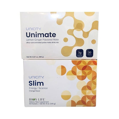 Bộ 2 giảm cân siêu tốc Slim Unicity và Unimate Unicity Feel Great - AVITAMINSHOP.COM