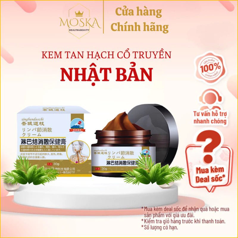 Cao tan hạch bạch huyết SHIXENDO Nhật Bản 30g, Kem bôi tan hạch Nhật Bản, teo u hạch, loại bỏ u hạch to, hết sưng đau - AVITAMINSHOP.COM