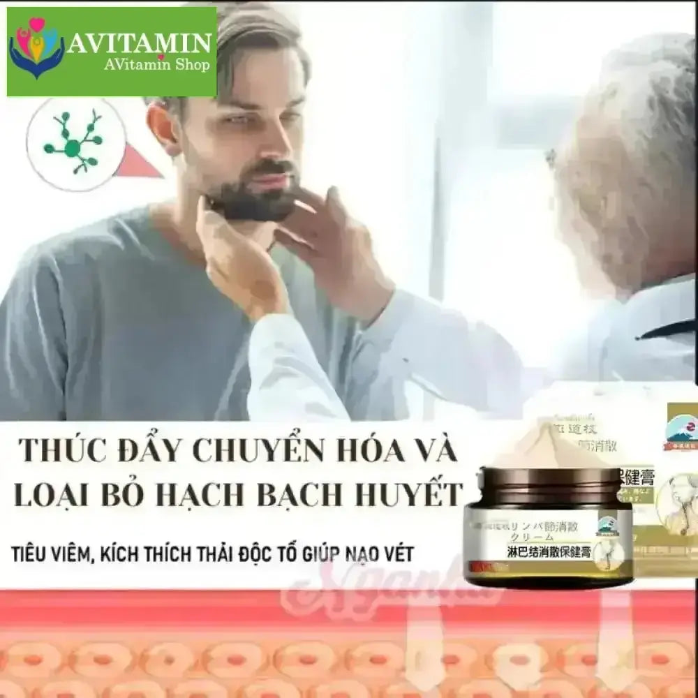 Cao tan hạch bạch huyết SHIXENDO Nhật Bản 30g, Kem bôi tan hạch Nhật Bản, teo u hạch, loại bỏ u hạch to, hết sưng đau - AVITAMINSHOP.COM