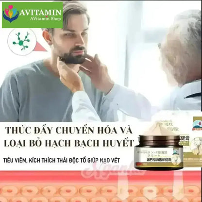 Cao tan hạch bạch huyết SHIXENDO Nhật Bản 30g, Kem bôi tan hạch Nhật Bản, teo u hạch, loại bỏ u hạch to, hết sưng đau - AVITAMINSHOP.COM