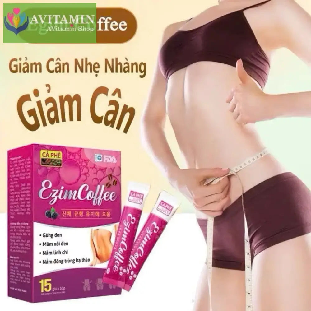 Càphê Giảm Cân Gừng Đen Mâm Xôi Đen 15gói