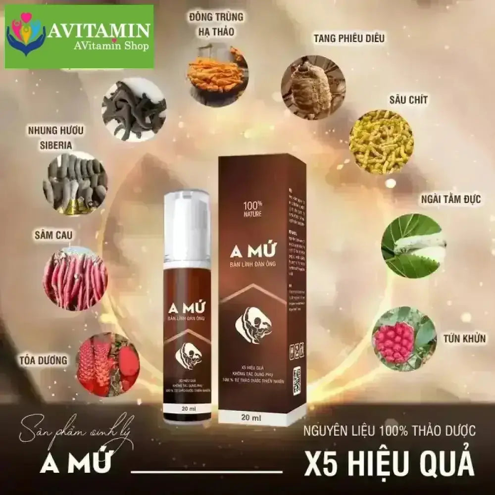 Chai Xịt A Mứ – Giải Pháp Kéo Dài Cuộc Yêu Dành Cho Nam Giới - AVITAMINSHOP.COM