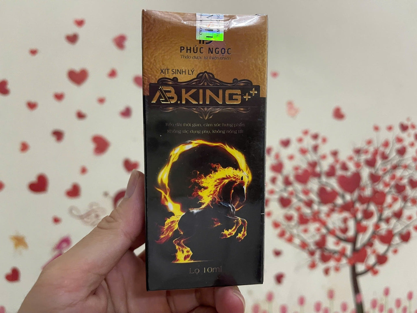Chai xịt AB King kéo dài thời gian quan hệ nam giới (Chai 10ml) - AVITAMINSHOP.COM