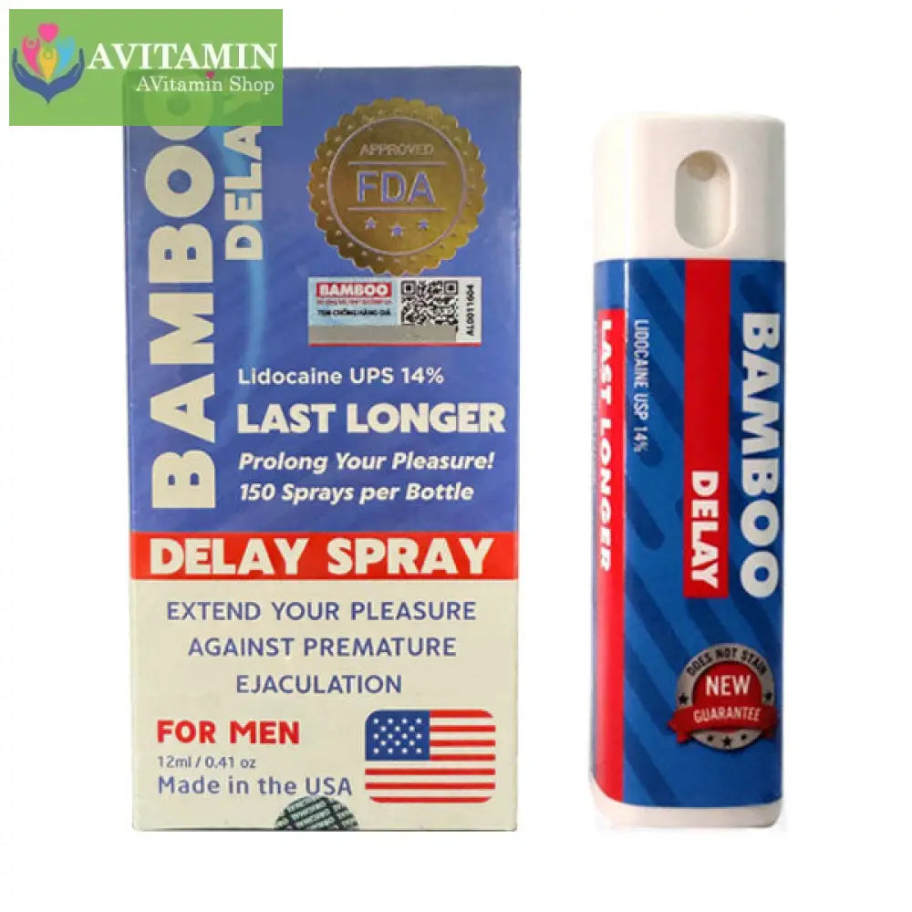 Chai Xịt Bamboo Delay 14% 12ml USA
