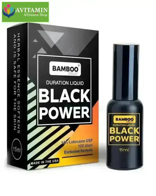 Chai xịt Bamboo Delay Black Power bí quyết kéo dài cuộc yêu - AVITAMINSHOP.COM