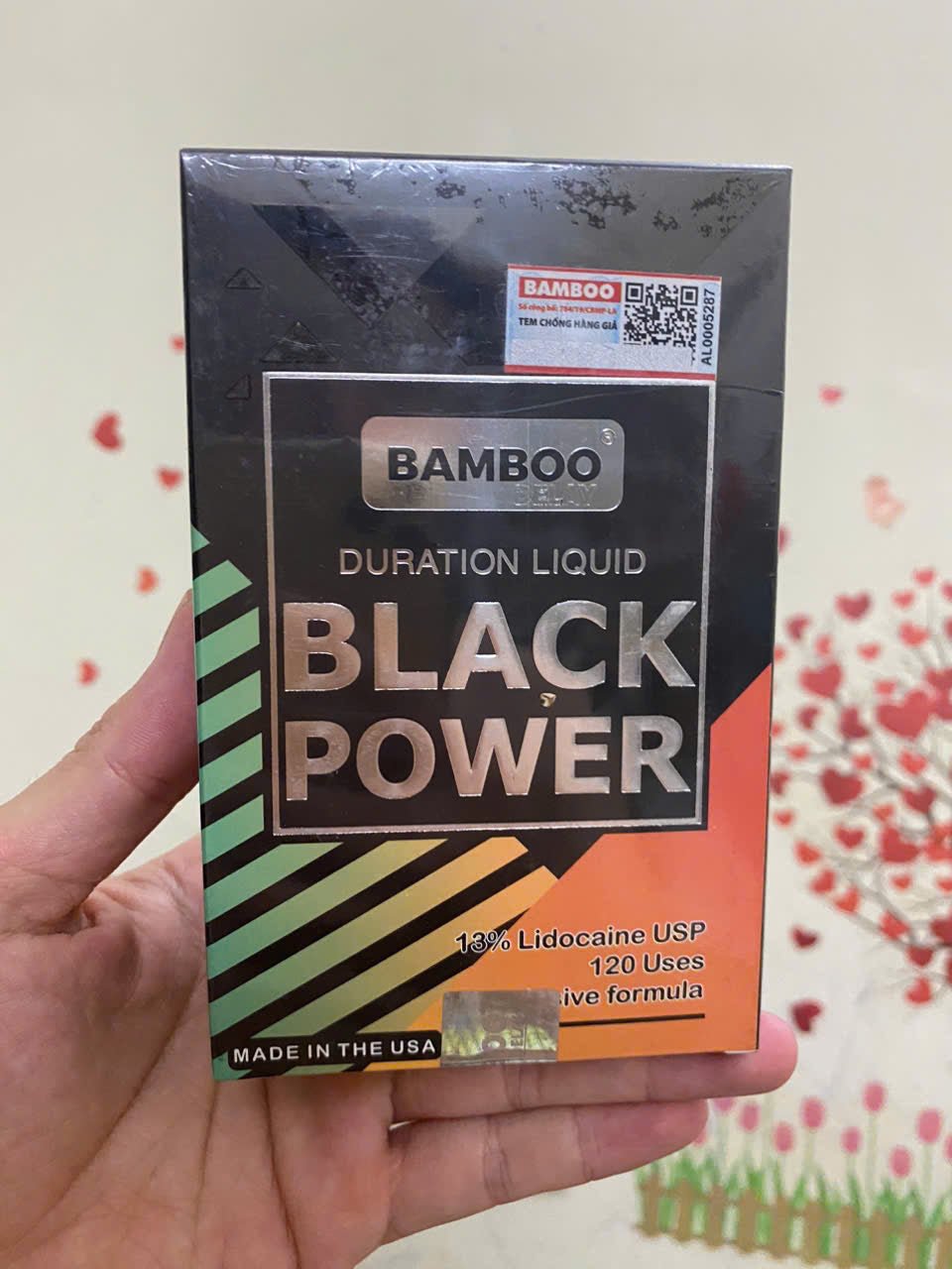Chai xịt Bamboo Delay Black Power bí quyết kéo dài cuộc yêu - AVITAMINSHOP.COM