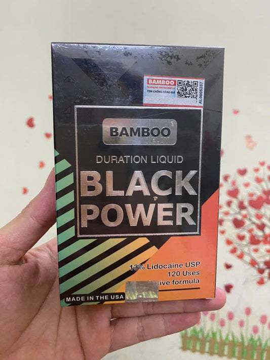 Chai xịt Bamboo Delay Black Power bí quyết kéo dài cuộc yêu - AVITAMINSHOP.COM
