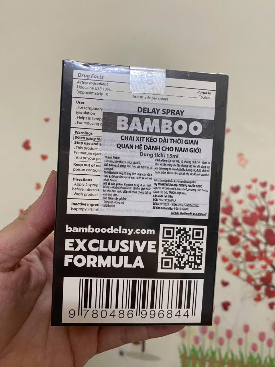 Chai xịt Bamboo Delay Black Power bí quyết kéo dài cuộc yêu - AVITAMINSHOP.COM