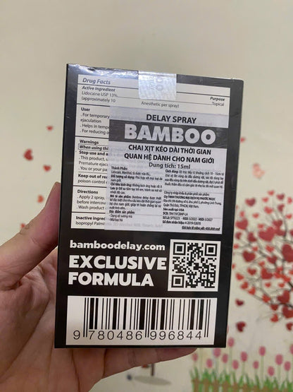 Chai xịt Bamboo Delay Black Power bí quyết kéo dài cuộc yêu - AVITAMINSHOP.COM