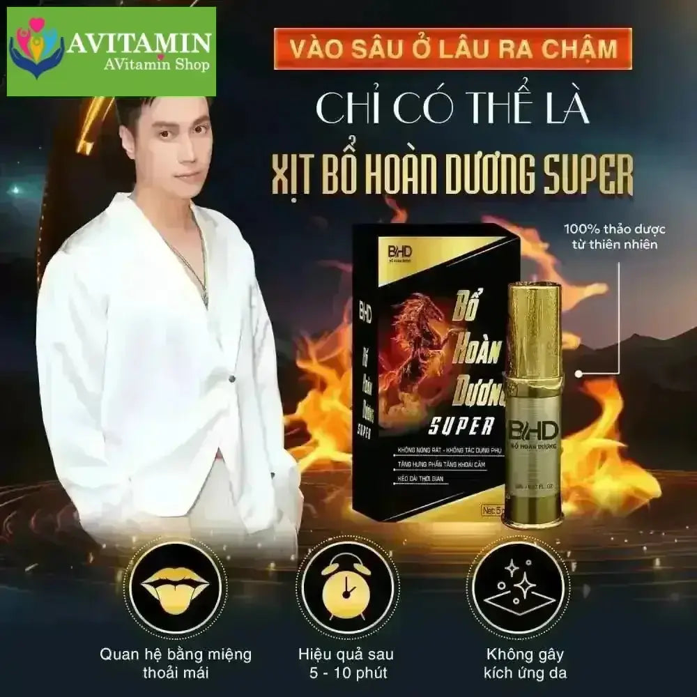 CHAI XỊT BỔ HOÀN DƯƠNG DELAY CHÍNH HÃNG - NGỌC NỮ TÂM VƯƠNG - AVITAMINSHOP.COM