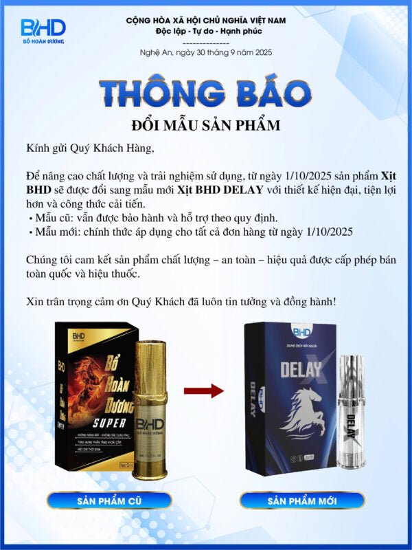 CHAI XỊT BỔ HOÀN DƯƠNG DELAY CHÍNH HÃNG - NGỌC NỮ TÂM VƯƠNG - AVITAMINSHOP.COM