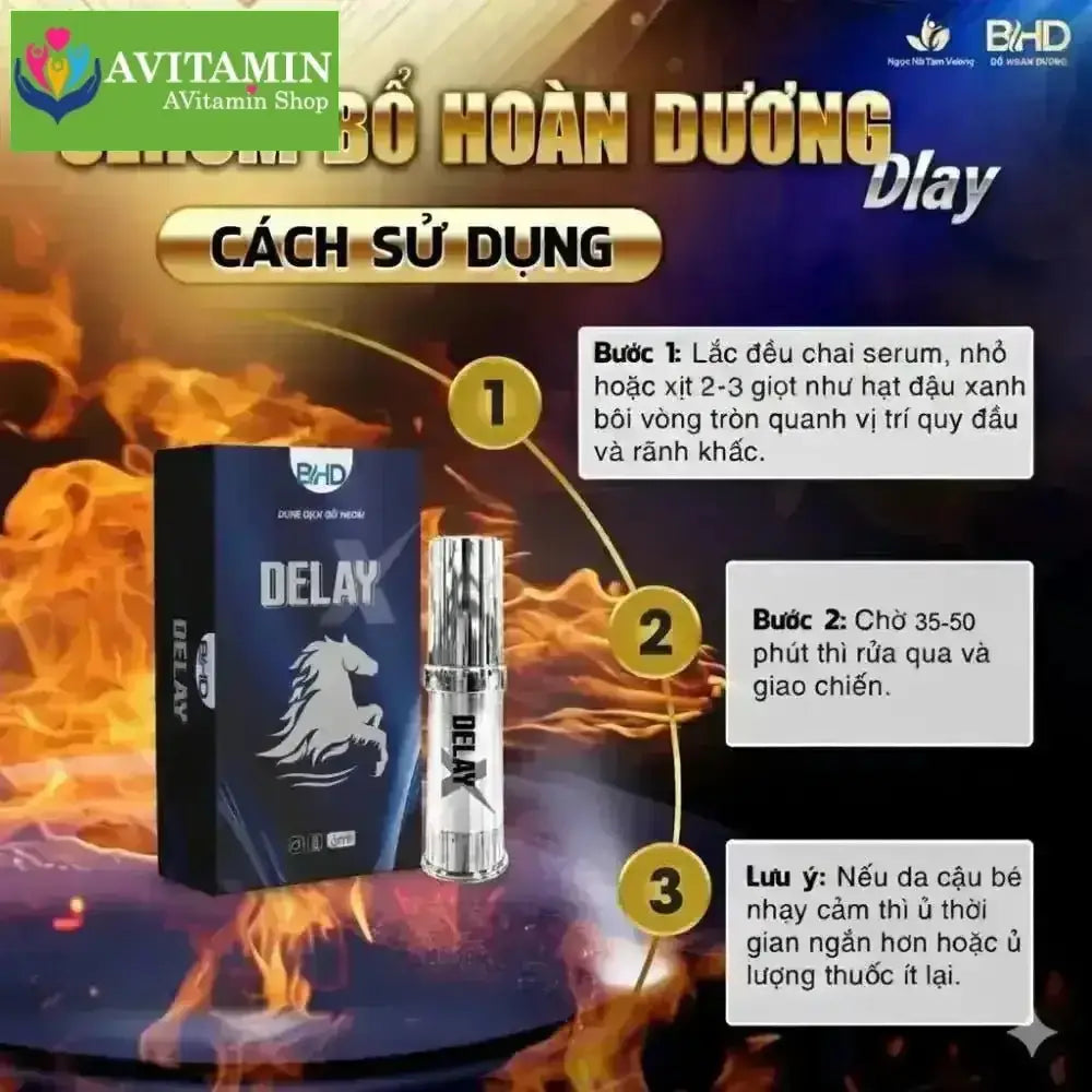 CHAI XỊT BỔ HOÀN DƯƠNG DELAY CHÍNH HÃNG - NGỌC NỮ TÂM VƯƠNG - AVITAMINSHOP.COM