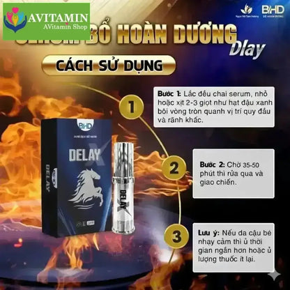 CHAI XỊT BỔ HOÀN DƯƠNG DELAY CHÍNH HÃNG - NGỌC NỮ TÂM VƯƠNG - AVITAMINSHOP.COM