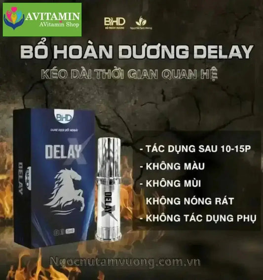 CHAI XỊT BỔ HOÀN DƯƠNG DELAY CHÍNH HÃNG - NGỌC NỮ TÂM VƯƠNG - AVITAMINSHOP.COM