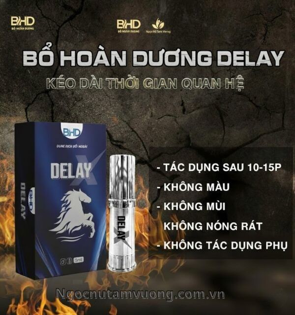 CHAI XỊT BỔ HOÀN DƯƠNG DELAY CHÍNH HÃNG - NGỌC NỮ TÂM VƯƠNG - AVITAMINSHOP.COM