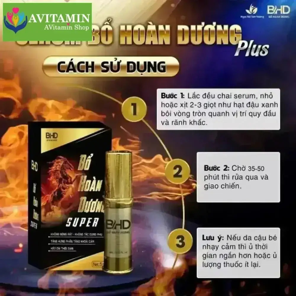 Chai Xịt Bổ Hoàn Dương Plus – Kéo Dài Thời Gian 45 Phút - AVITAMINSHOP.COM