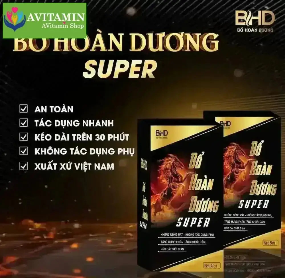 Chai Xịt Bổ Hoàn Dương Plus – Kéo Dài Thời Gian 45 Phút - AVITAMINSHOP.COM