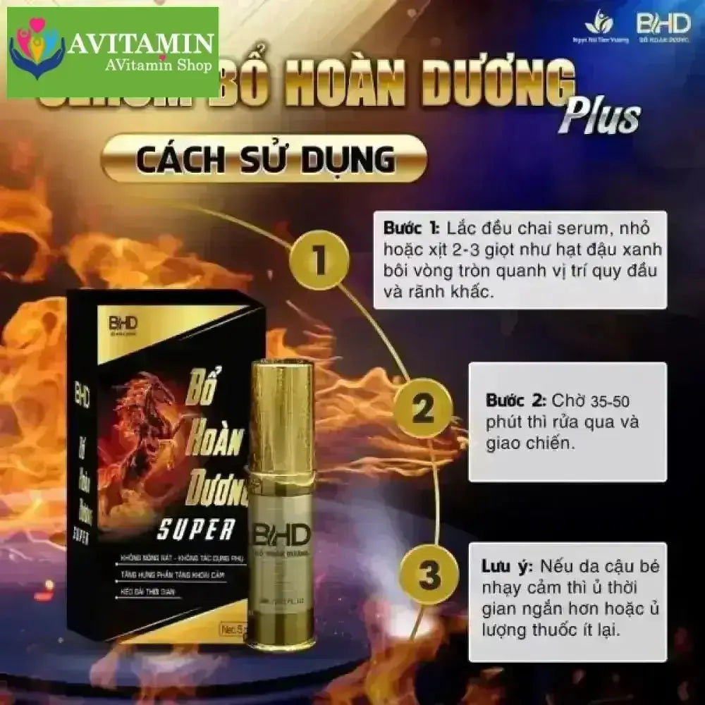 Chai Xịt Bổ Hoàn Dương Plus – Kéo Dài Thời Gian 45 Phút - AVITAMINSHOP.COM