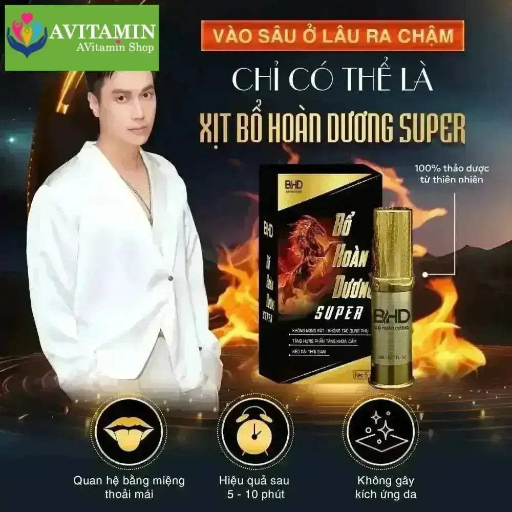 Chai Xịt Bổ Hoàn Dương Super BHD - AVITAMINSHOP.COM