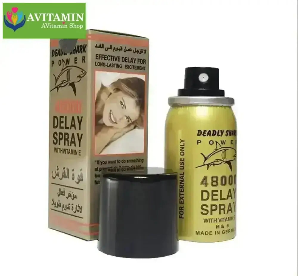 Chai Xịt Cá Mập 48000 Delay Spray – Kéo Dài Cuộc Yêu - AVITAMINSHOP.COM