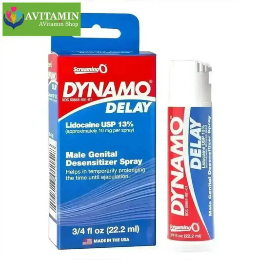 Chai xịt chống xuất tinh sớm Dynamo Delay 22,2ml - AVITAMINSHOP.COM