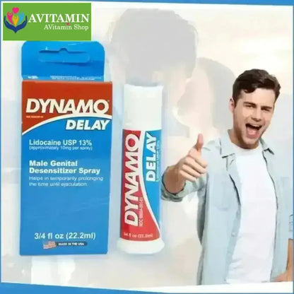 Chai xịt chống xuất tinh sớm Dynamo Delay từ Mỹ – Kéo dài thời gian quan hệ và tăng khoái cảm với 1 xịt - AVITAMINSHOP.COM