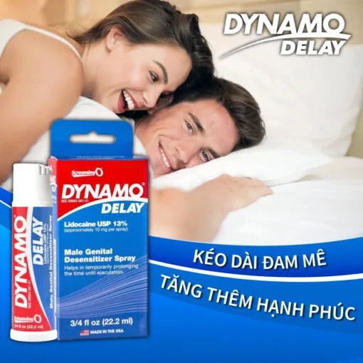Chai xịt chống xuất tinh sớm Dynamo Delay từ Mỹ – Kéo dài thời gian quan hệ và tăng khoái cảm với 1 xịt - AVITAMINSHOP.COM
