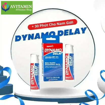 Chai Xịt Dynamo Delay 22ml Giúp Kéo Dài Cuộc Yêu - AVITAMINSHOP.COM