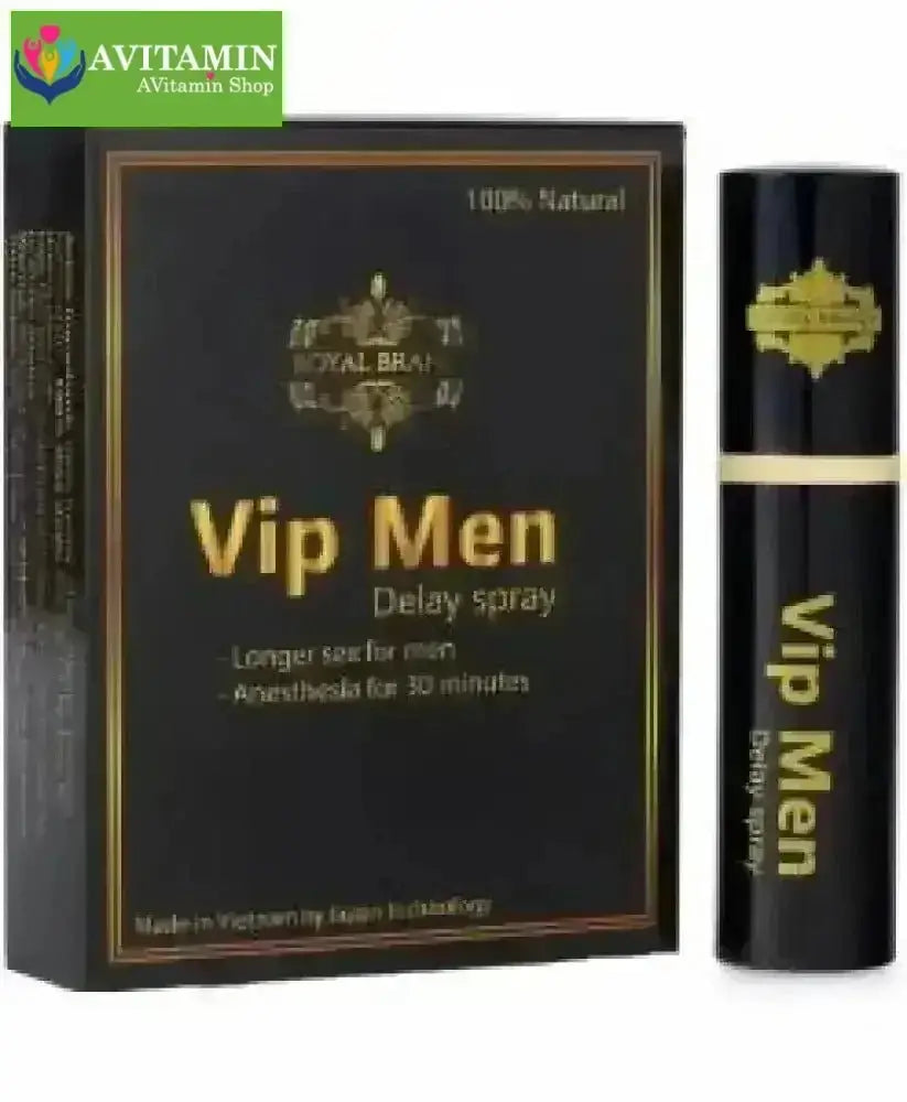 Chai xịt hỗ trợ cải thiện sinh lý nam Vip Men Delay Spray hộp 1 chai 10ml - AVITAMINSHOP.COM